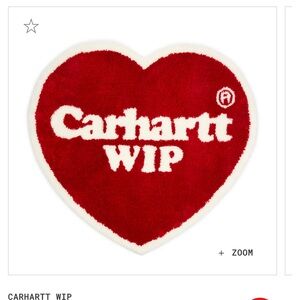 Carharrt heart rug